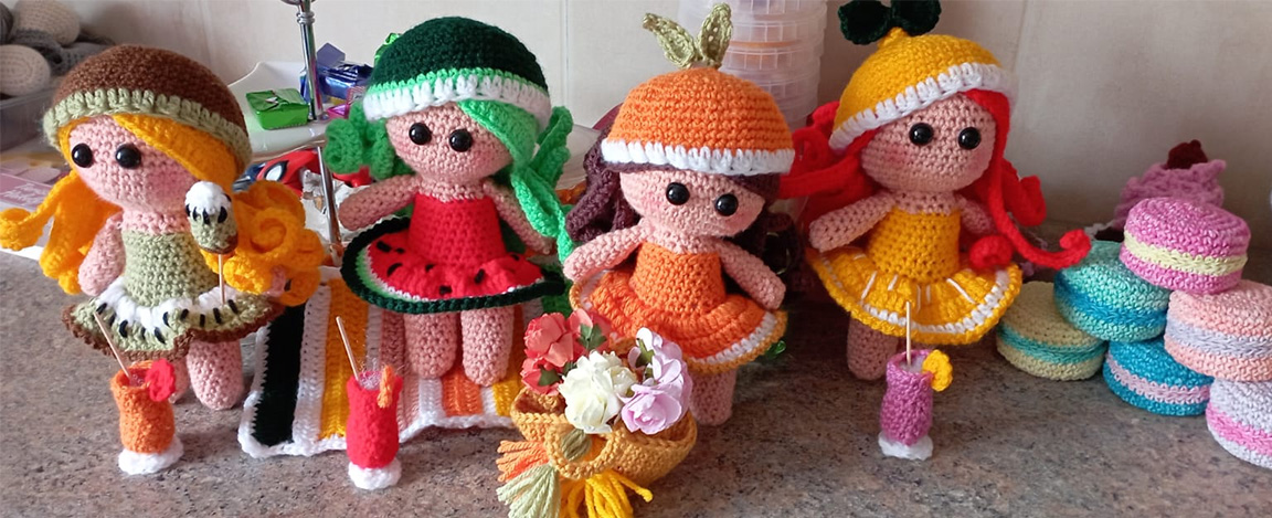 Hövelmanns handgefertigte Häkelfiguren